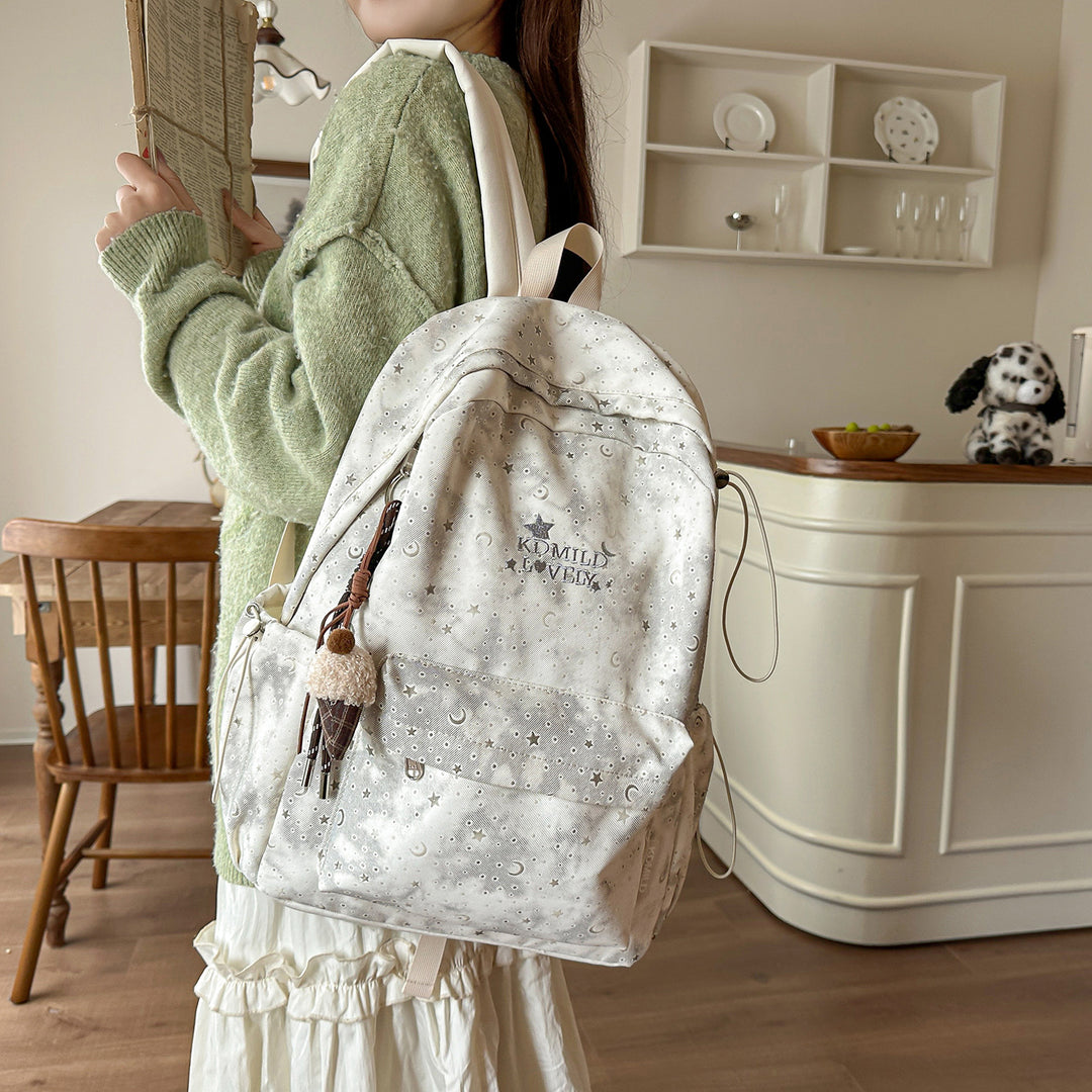 Stylische Sternen-Print Rucksack Karnz
