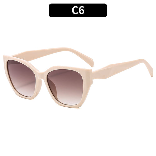 Modische Oversized Katzenaugen-Sonnenbrille