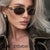 Damen modische Brille mit elegantem Metallrahmen und einzigartigem Design Karnz