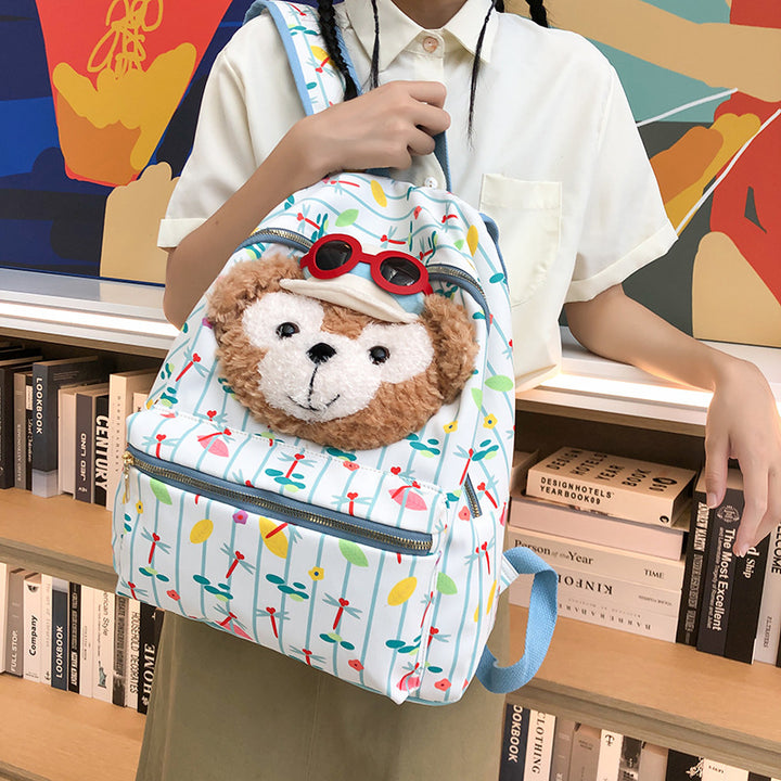 Verspielter Plüschtier-Rucksack