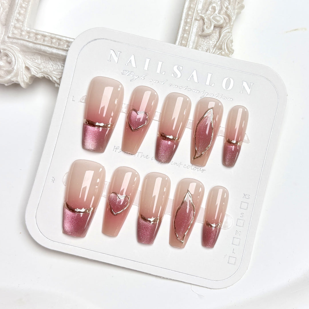 Glamorous Press-On Nail Set 1790745449