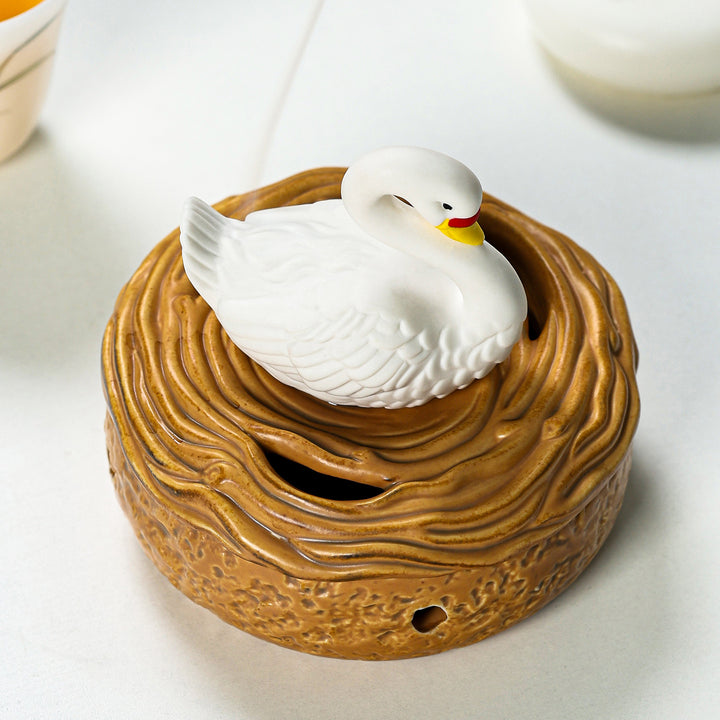 Künstlerische Schwanfigur Karnz