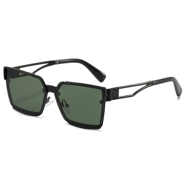 Damen stylische rechteckige Sonnenbrille Karnz