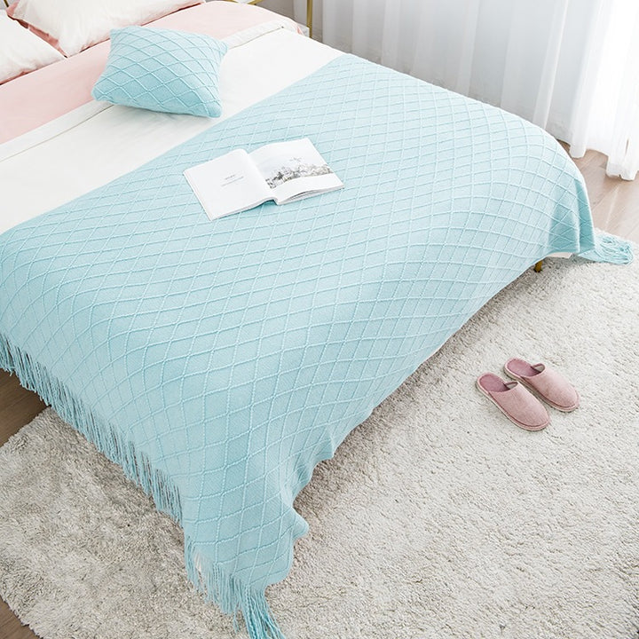Gemütliche dekorative Wurfdecke