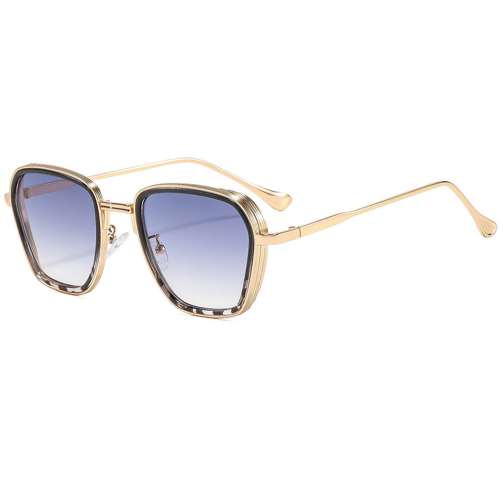 Damen Designer-Sonnenbrille im modernen quadratischen Rahmen Karnz