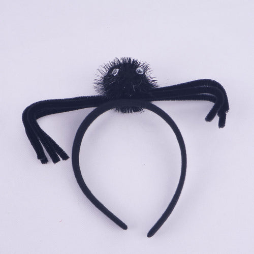 Halloween Haarreif mit Spinnen-Motiv