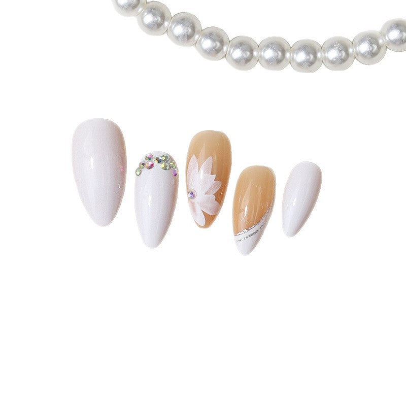 Elegantes botanisches Themen-Presse-Nagelset Karnz