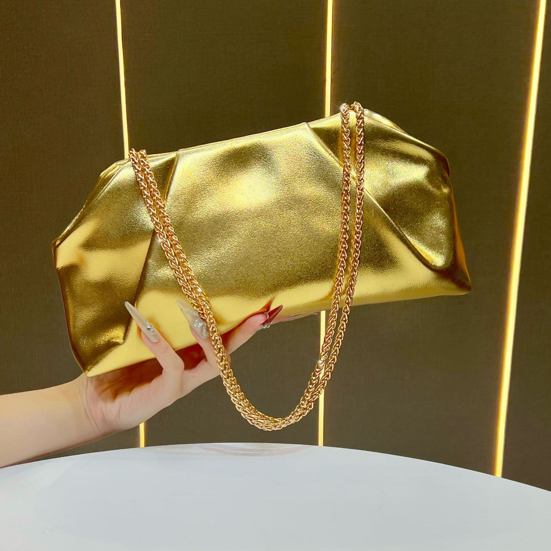 Stylische Metallische Abendhandtasche