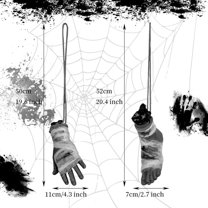 Dekorative hängende Horror-Hand-Requisiten Karnz