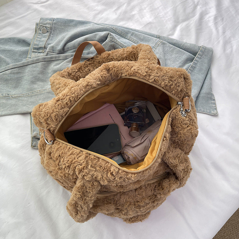 Plüsch-Handtasche mit Bärenmotiv Karnz