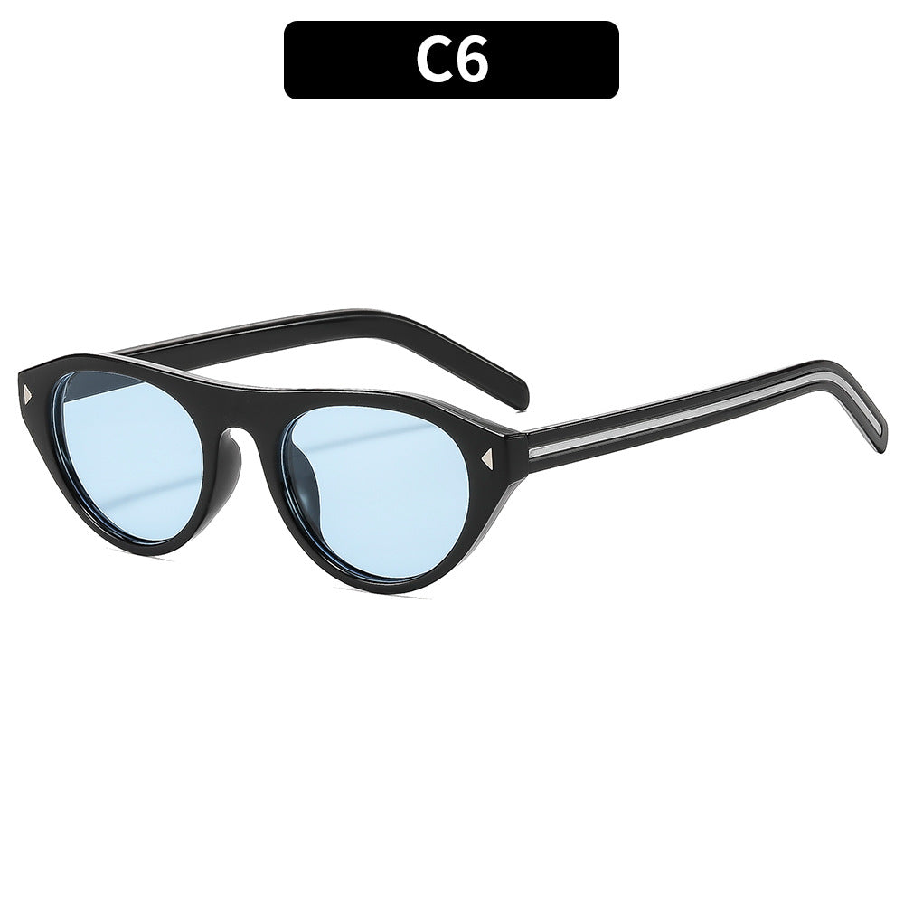 Cat-Eye Sonnenbrille mit stylischem Akzent