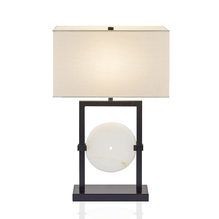 Zeitgenössische Tischlampe mit elegantem geometrischen Design