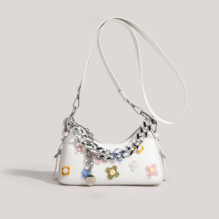 Dekorative Ketten Schultertasche Karnz