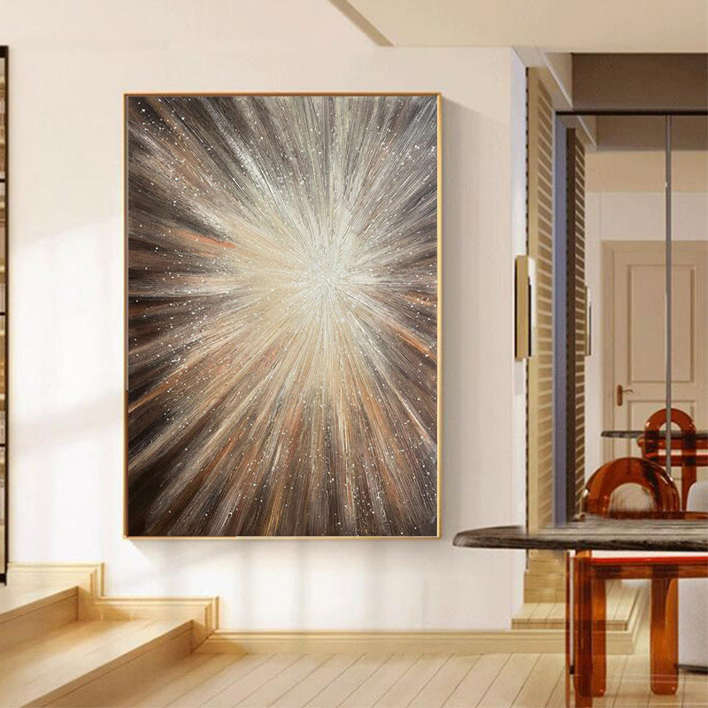 Abstrakter Burst Leinwand Wandkunst