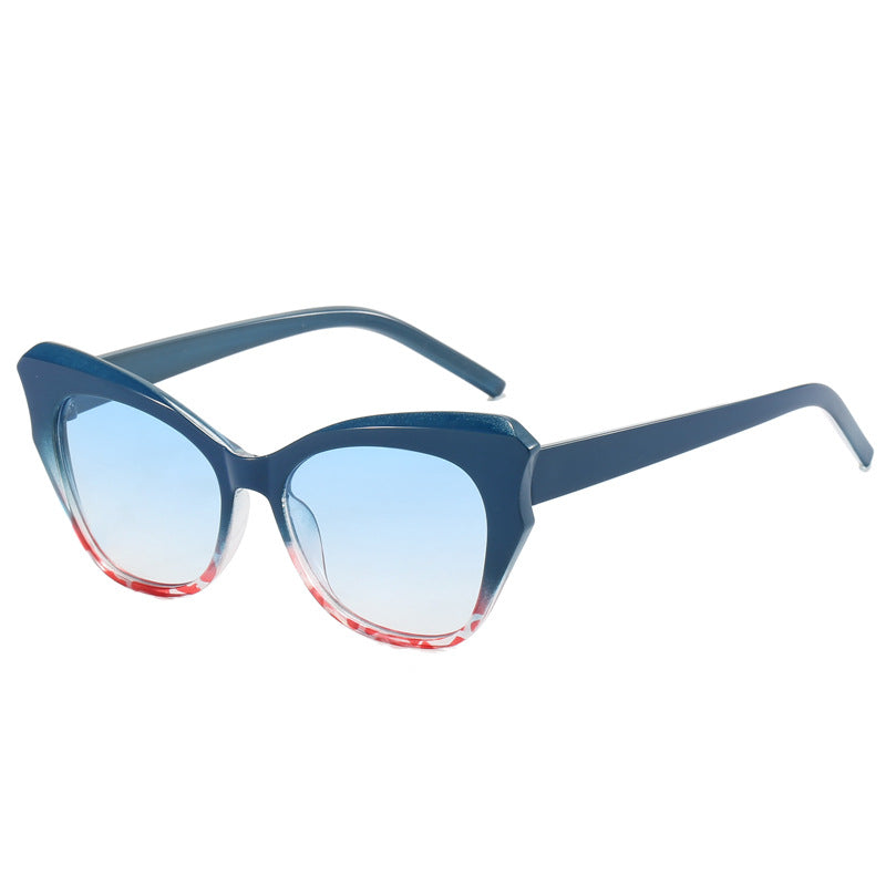 Damen Cat-Eye Sonnenbrille mit extravagantem Verspiegelungsdesign Karnz