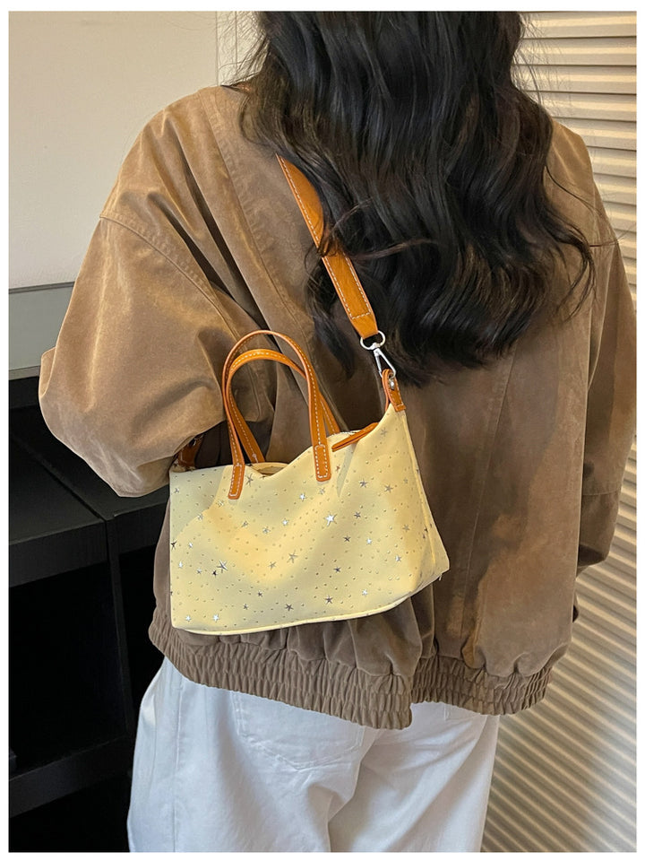 Künstlerische Stern-Druck-Handtasche
