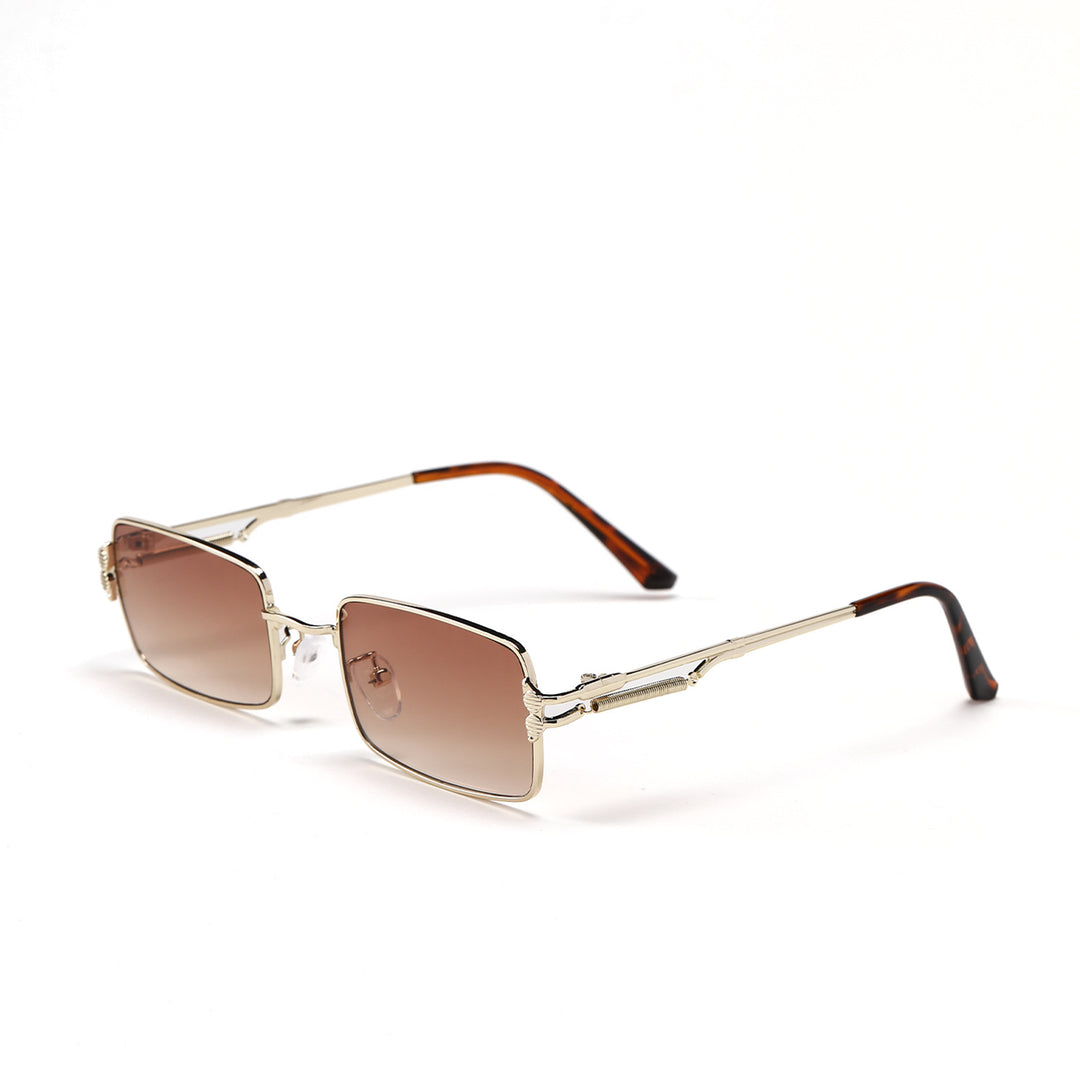 Damen stilvolle Sonnenbrille mit angesagtem rechteckigen Rahmen Karnz