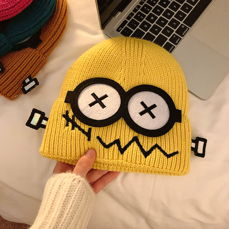 Verspielte Strickmütze