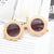 Damen modische Sonnenbrille im floralen Design Karnz