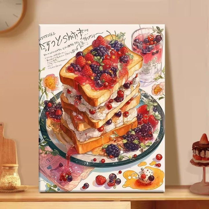 Gourmet Dessert-Themen Wandkunst Karnz