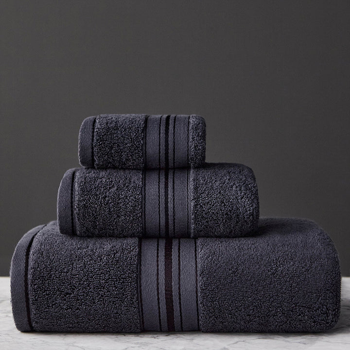 Premium ägyptisches Baumwoll-Bade- und Handtuchset Dick Ultra-absorbierend Plüsch