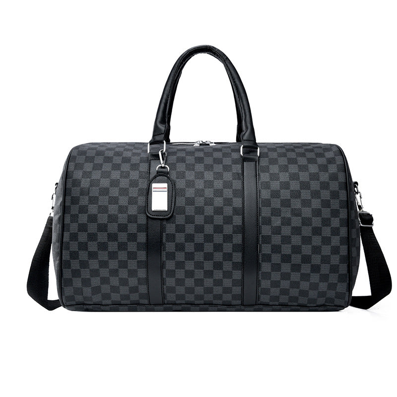 Stylische Schachbrett Reisetasche Karnz