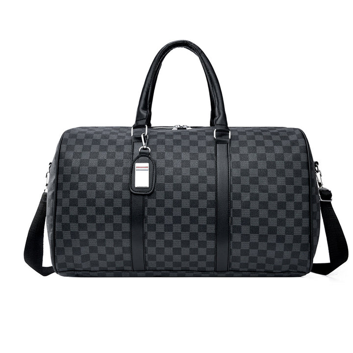 Stylische Schachbrett Reisetasche Karnz