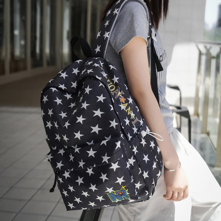 Stylischer Sternenmuster-Rucksack Karnz 1791204182