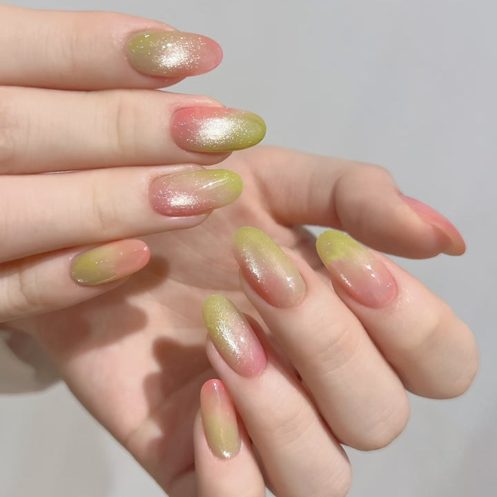 Kunstnägel mit Eleganter Ombre-Optik Karnz