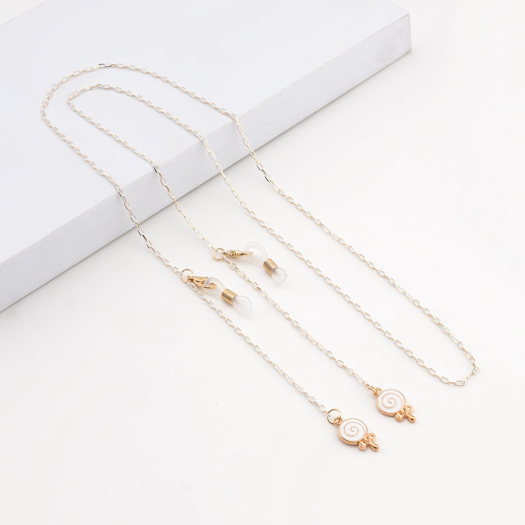 Elegante geometrische Brillenchnur Karnz