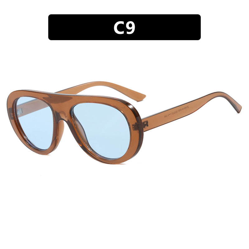Damen stylische Sonnenbrille mit einzigartigem futuristischen Design Karnz