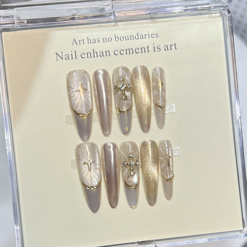 Elegantes Premium Press-On Nagelkunst Set