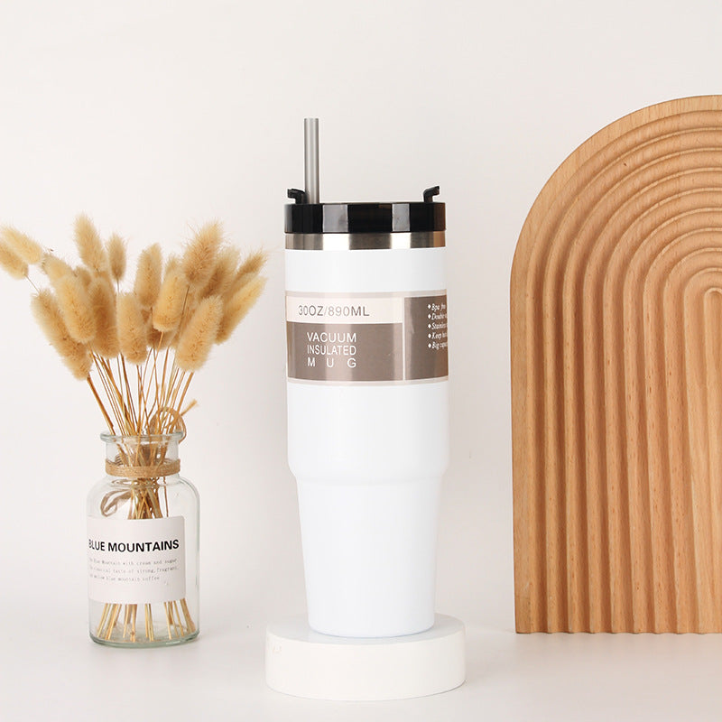 Unisex Isolierter Trinkbecher mit integriertem Strohhalm Karnz