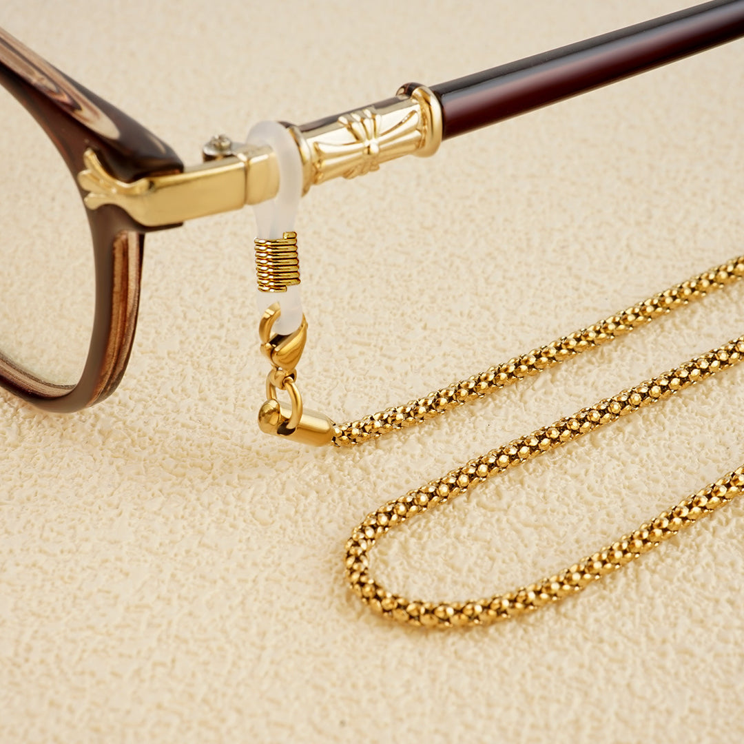 Premium Metall Brille Kette Karnz