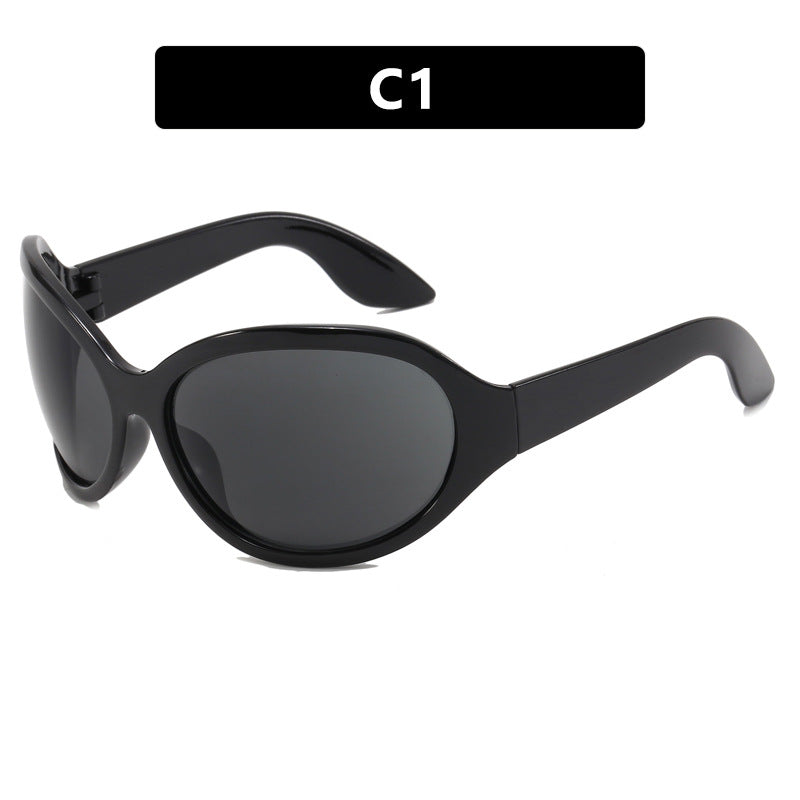 Damen stylische Sonnenbrille mit ergonomischem Design und schützendem UV-Filter Karnz