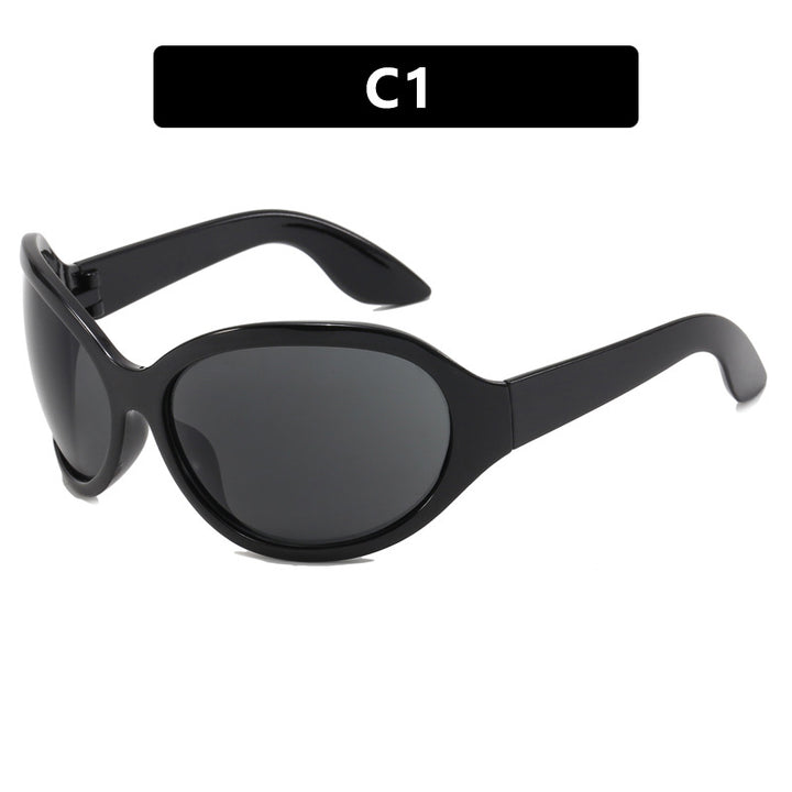 Damen stylische Sonnenbrille mit ergonomischem Design und schützendem UV-Filter Karnz