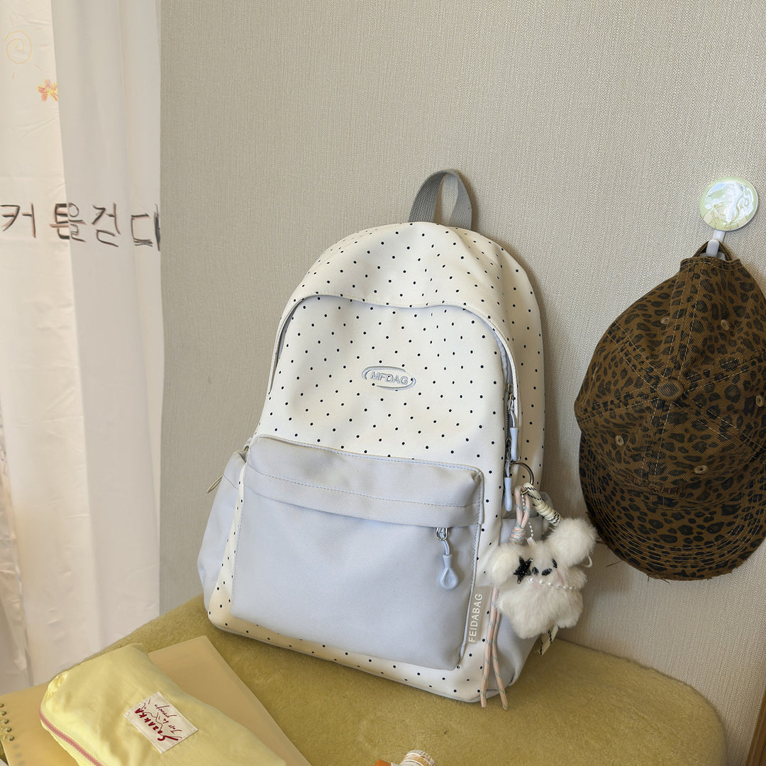 Stylischer gepunkteter Rucksack Karnz