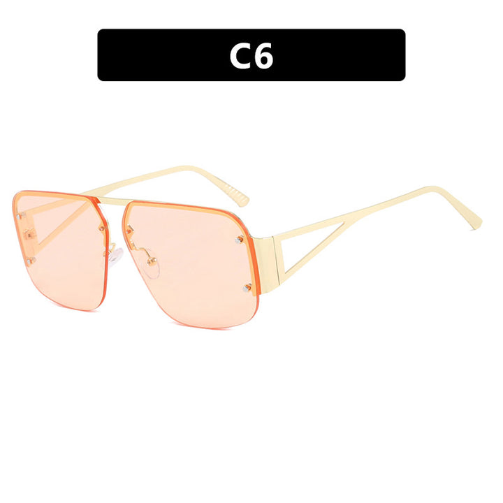 Damen optische Brille mit elegantem, geometrischem Design und hochwertigem Metallrahmen Karnz