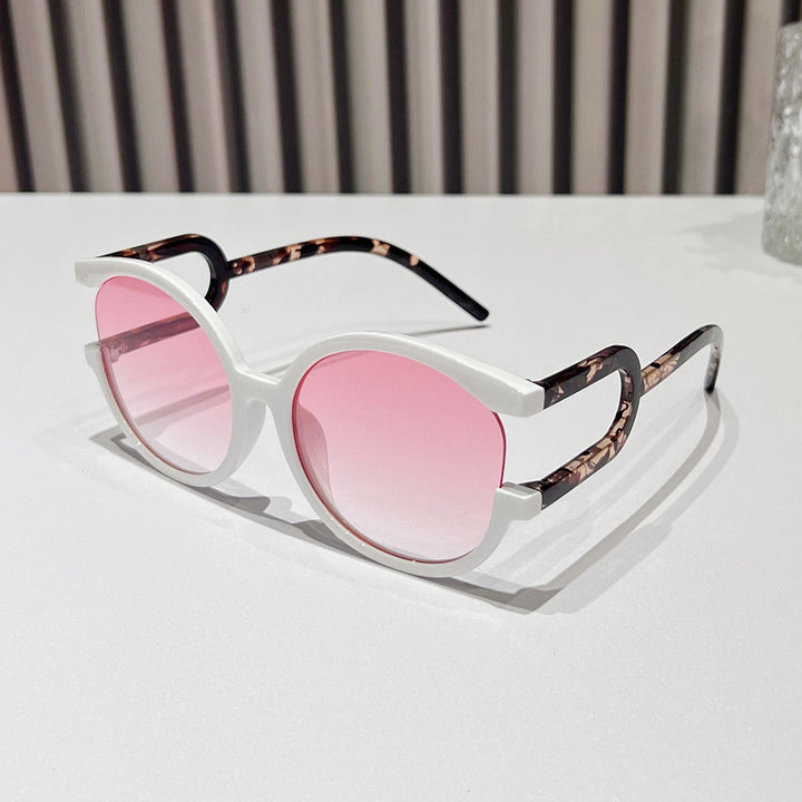 Avant-Garde Zirkuläre Rahmen Sonnenbrille Karnz