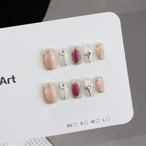 Luxus Press-On Nagelkunst Karnz