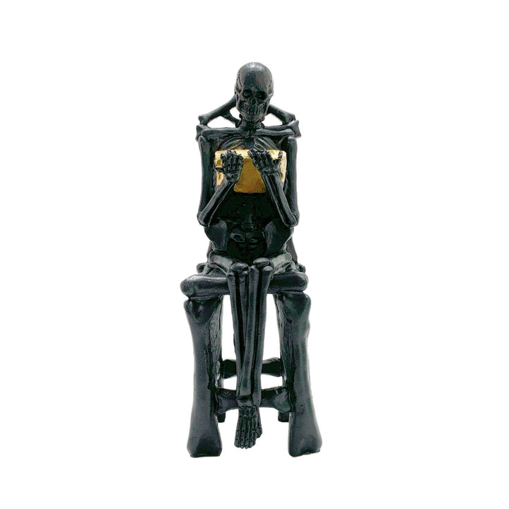 Künstlerische Skelettfigur Karnz