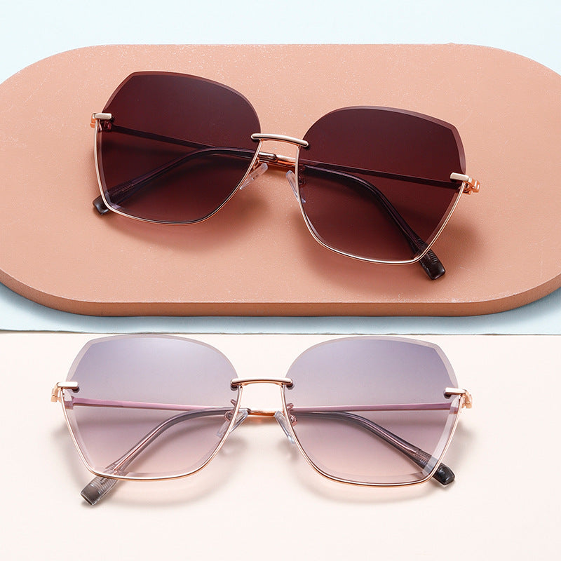 Damen Geometrische Designer Sonnenbrille Karnz