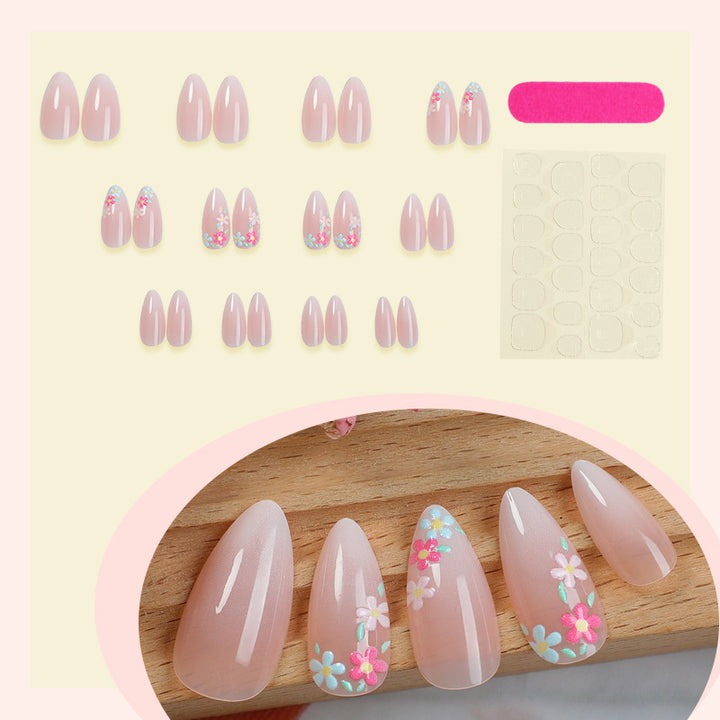 Floral Decorative Press-On Nail Set Karnz 1788496020