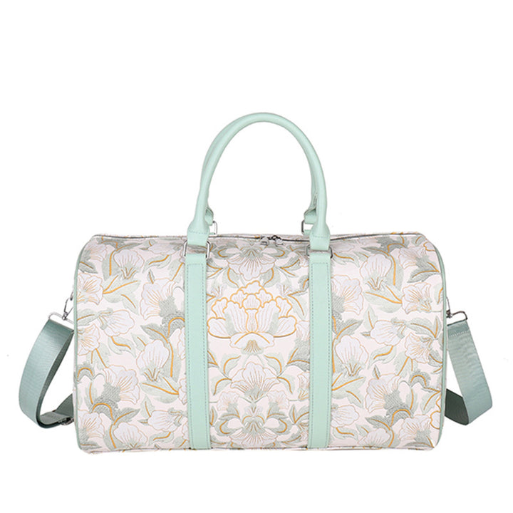 Elegante Blumenmuster Reise Duffle Bag Karnz