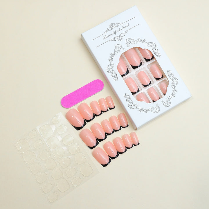 Kunstnail Set mit eleganten French-Spitzen Karnz