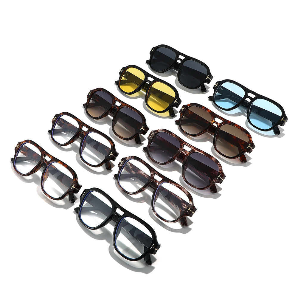 Modebewusste quadratische Sonnenbrille Karnz