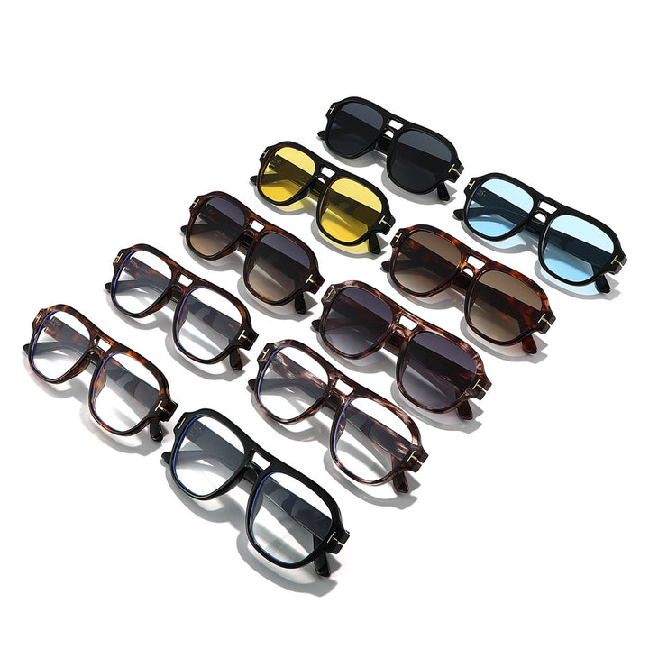 Modebewusste quadratische Sonnenbrille Karnz