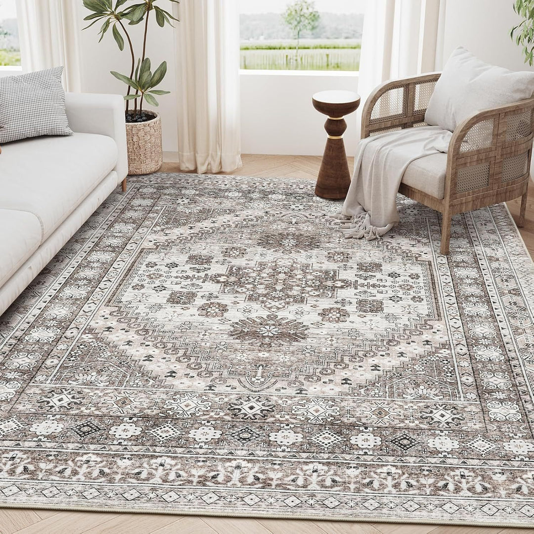 Vintage-inspirierter dekorativer Teppich