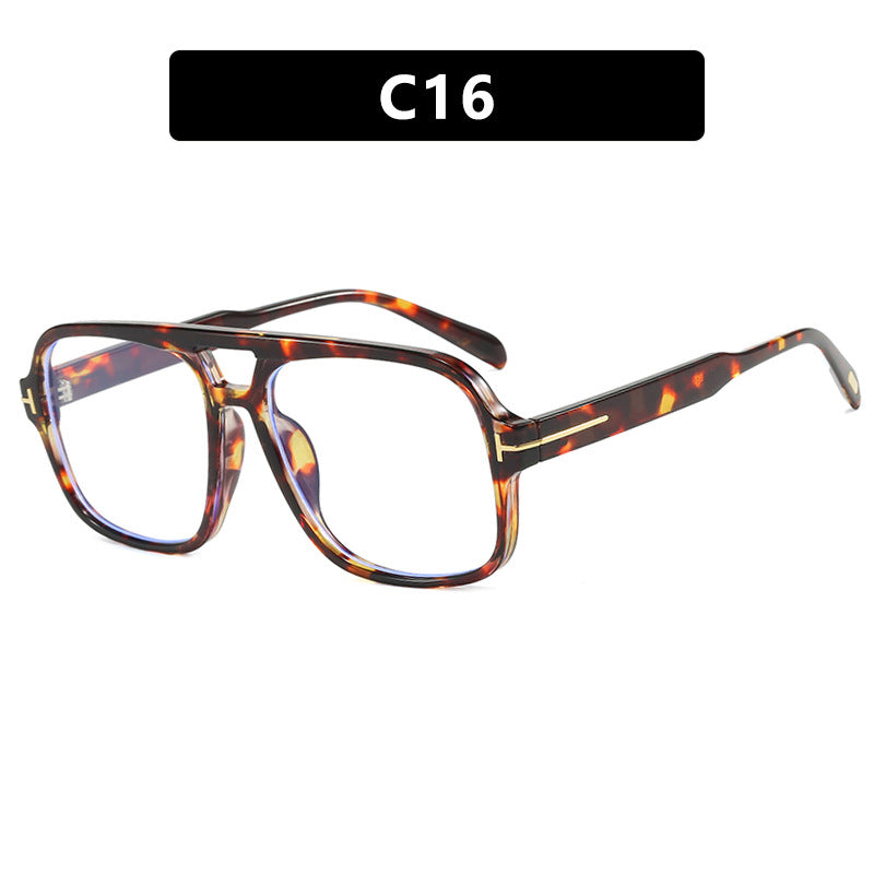 Damen trendige Sonnenbrille mit quadratischem Rahmen und polarisierenden gelben Gläsern Karnz