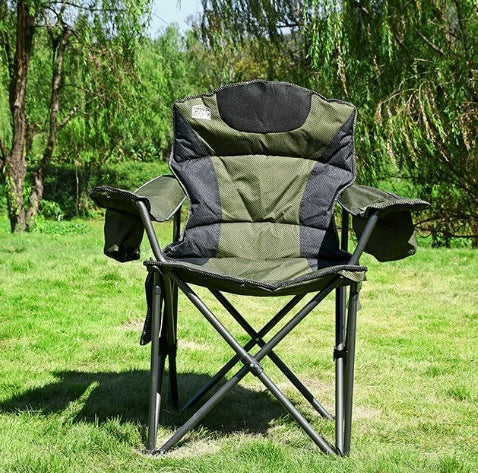 Damen Campingstuhl mit ergonomischer Rückenlehne Karnz